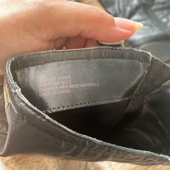 Steve Madden over the knee almond toe low heel boot - Picture 4 of 5